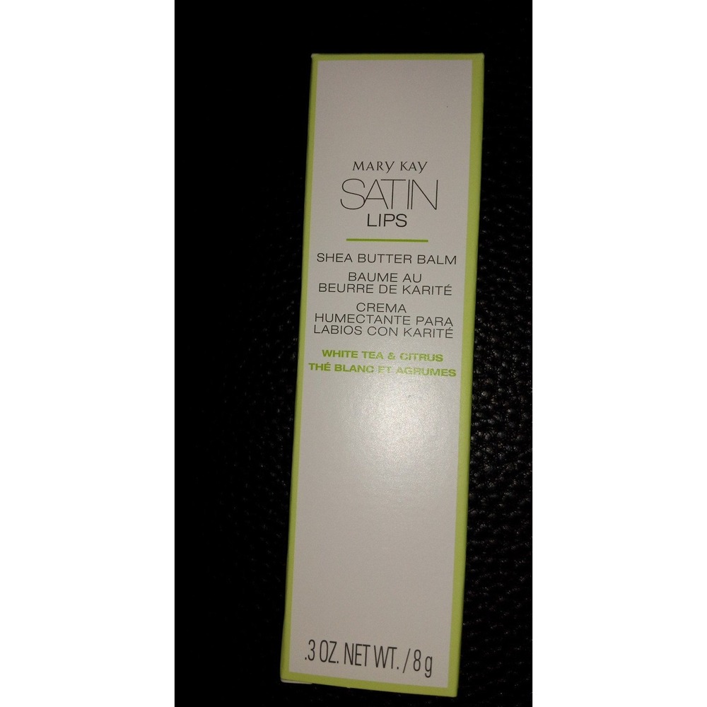 Mary Kay White Tea & Citrus Satin Lips Shea Butter Balm .3oz